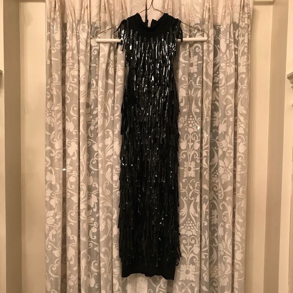 Gomez Gracia shiny tassel fringe dress - Picture 1 of 4